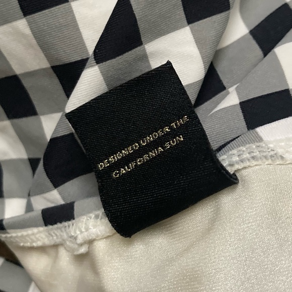 [Sunn Lab Swim] Gingham Monokini Swimsuit Small - Picture 9 of 9